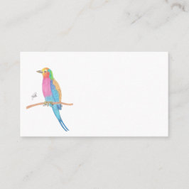 CARTE DE VISITE LILAC-BREASTED ROLLER