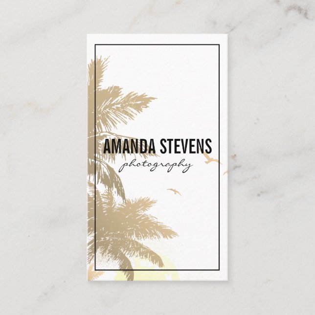 Carte De Visite L'île tropicale (Devant)