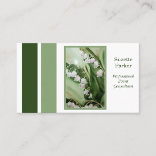 Carte De Visite Lily du planificateur d'événements de la vallée