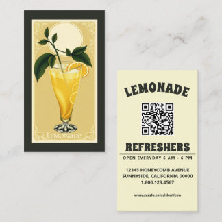 Carte De Visite LIMONADE avec code qr
