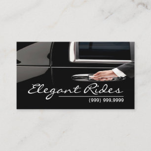 Carte De Visite Limousines Limo Car Services Driver Business Card