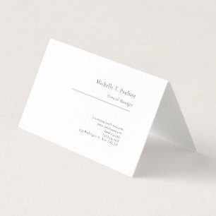 Carte De Visite Linge de luxe minimaliste moderne