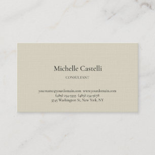 Carte De Visite Linge de luxe professionnel unique classique simpl