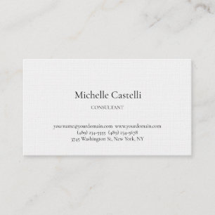 Carte De Visite Linge de luxe professionnel unique classique simpl