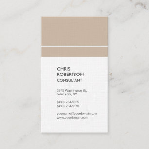 Carte De Visite Linge de qualité supérieure minimaliste moderne