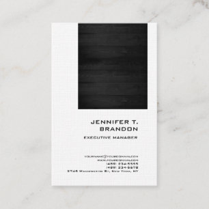 Carte De Visite Linge de qualité supérieure minimaliste Plain mode