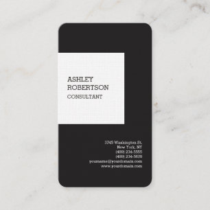 Carte De Visite Linge Professionnel Design tendance minimaliste