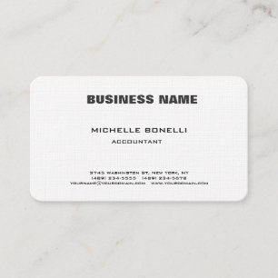 Carte De Visite Linge Professionnel Moderne Élégant Minimaliste Pl