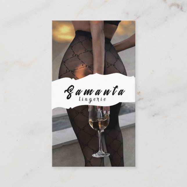 Carte de visite lingerie (Devant)