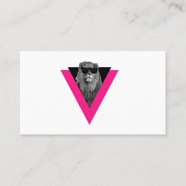 Carte De Visite Lion Cool (Devant)