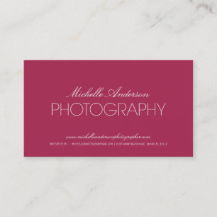 CARTE DE VISITE LISSE DE PHOTOGRAPHIE DU