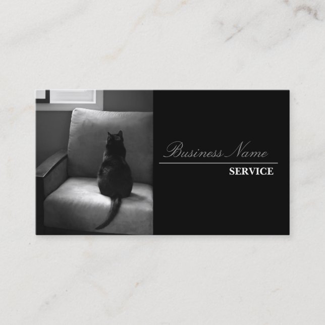 Carte de visite lisse et moderne (Devant)