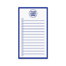 Liste de tâches à faire avec logo de société moder