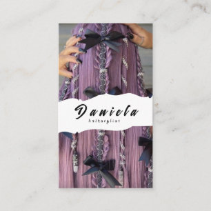 Carte De Visite Liste des cheveux