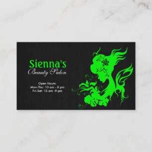 Carte De Visite Liste des cheveux (chaux)