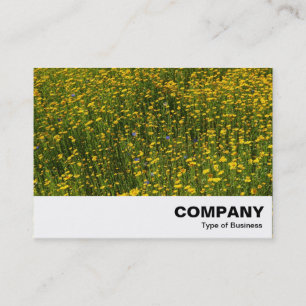 Carte De Visite Lit de marguerites jaunes