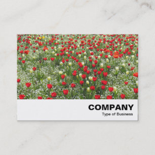 Carte De Visite Lit de tulipes