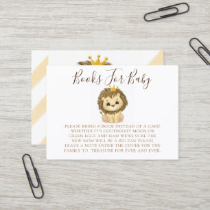 Carte De Visite Little Prince Lion Boy Books For Baby