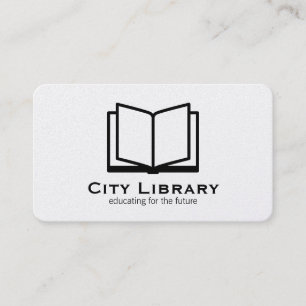 Carte De Visite Livre ouvert