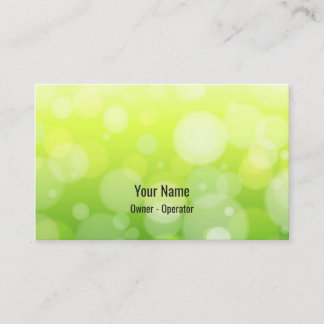 Carte De Visite Livre vert personnalisable
