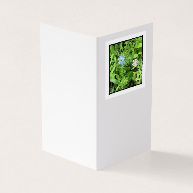 Carte De Visite Livre vertical d'espoir (Extérieur)