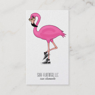 Carte De Visite LLC de Flamant rose de surf