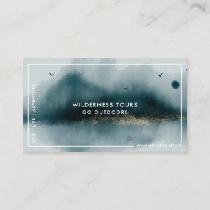 Carte de visite Logo Aventure en plein air