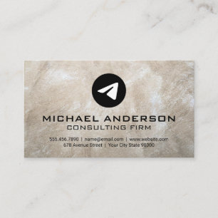 Carte De Visite Logo Avion en Papier Marketing Entreprise
