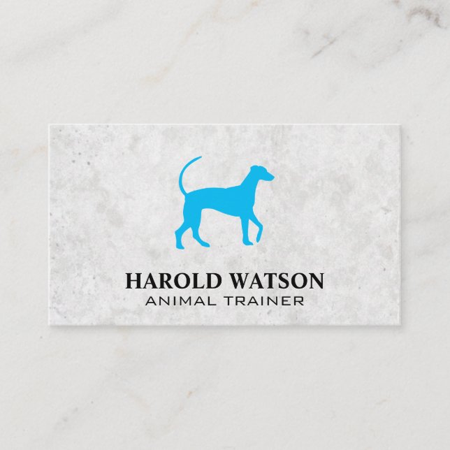 Carte De Visite Logo Blue Dog (Devant)