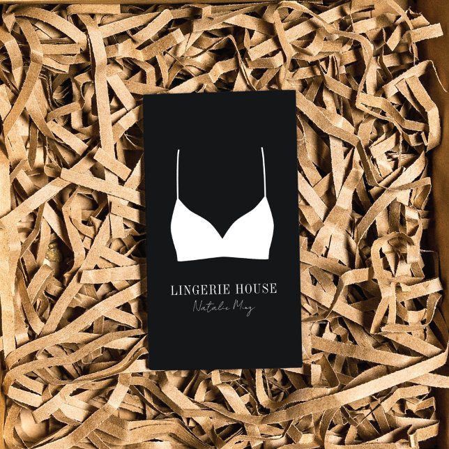 Carte De Visite Logo Boutique Lingerie de luxe (Créateur téléchargé)