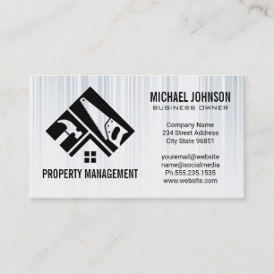 Carte De Visite Logo Construction Rénovation Réparation Maison