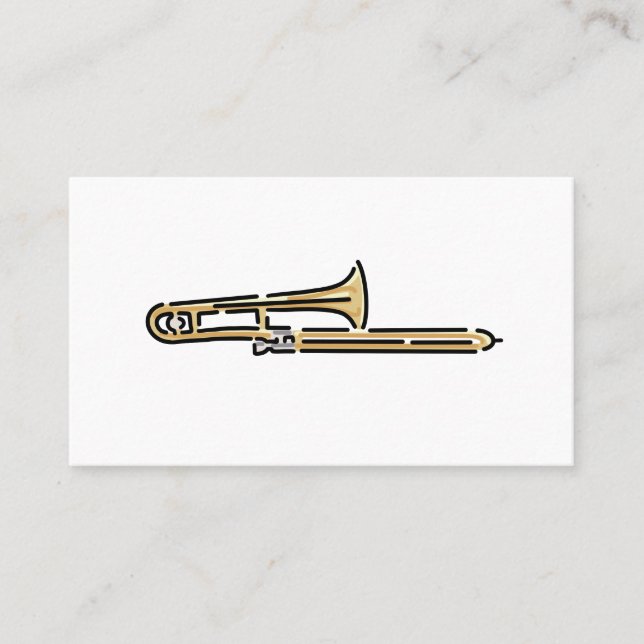 Carte De Visite Logo couleur Trombone (Devant)