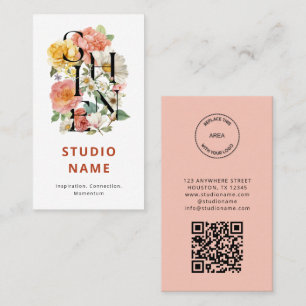 Carte De Visite Logo Créatif Fleuriste d'Entreprise SHINE