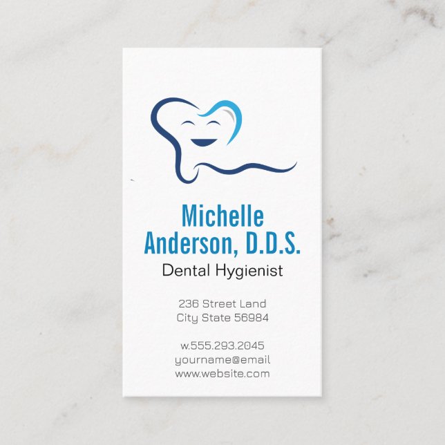 Carte De Visite Logo Creative Tooth (Devant)