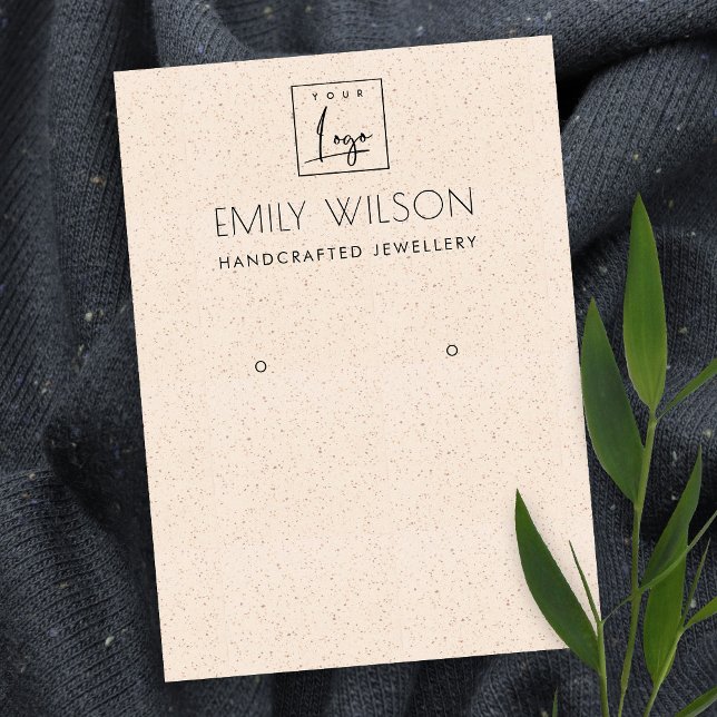 CARTE DE VISITE LOGO D'AFFICHAGE DE LA TEXTURE CÉRAMIQUE DE LA PAI (Créateur téléchargé)