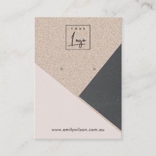 Carte De Visite  Logo d'affichage en céramique de Parties scintil