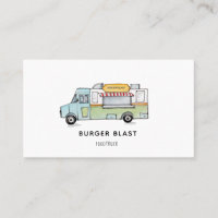 Logo de camion de nourriture mignon