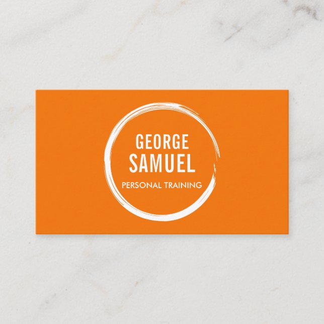 CARTE DE VISITE LOGO DE CHALK SKETCH DU FORMATEUR PERSONNEL (Devant)