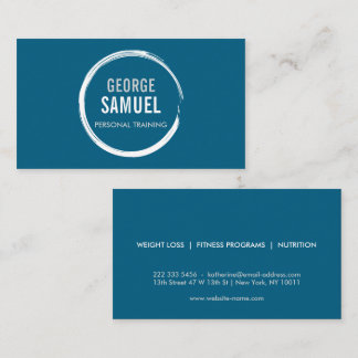 CARTE DE VISITE LOGO DE CHALK SKETCH DU FORMATEUR PERSONNEL