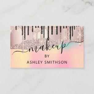 Carte De Visite Logo de code QR Abstrait en ligne Boutique Rose Ho