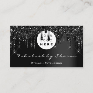 Carte De Visite Logo de code Qr Black Drives Professional VIP