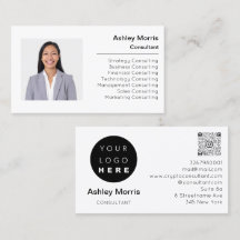 Logo de code QR Photo Professionnel Entreprise