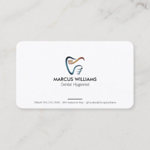 Carte De Visite Logo de dentiste Soins de santé Services de de