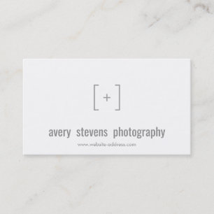 Carte De Visite Logo de Focus Photographe simple