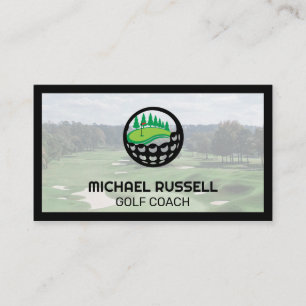 Carte De Visite Logo de golf   Golf