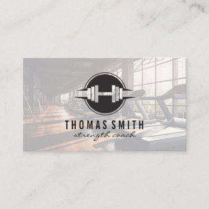Carte De Visite Logo de gym   Salle de fitness