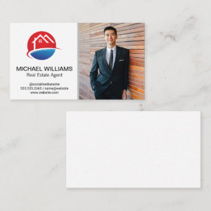 Carte De Visite Logo de la maison   Business Man