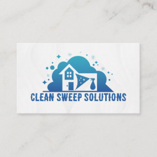 Carte De Visite Logo de la maison Spray Clean   Maison Maid