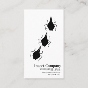 Carte De Visite Logo de la société Modern Pest Control Bugs
