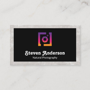 Carte De Visite Logo de l'appareil photo
